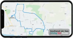 Southend-on-Sea Driving Test Route Map