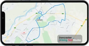 Doncaster Driving Test Route Map