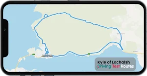 Kyle of Lochalsh Driving Test Route Map
