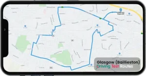 Clear and Concise Maps of Driving Test Routes for Glasgow (Baillieston) Driving Test Centre