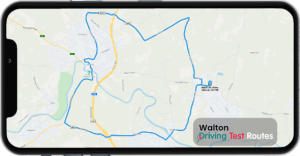 Walton Driving Test Route Map