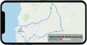 Aberystwyth (Park Avenue) Driving Test Route Map