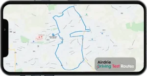 Airdrie Driving Test Route Map