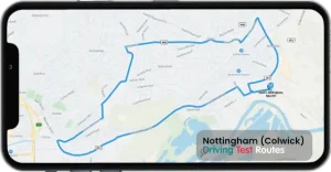 Nottingham (Colwick) Driving Test Route Map
