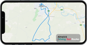 Alnwick Driving Test Route Map