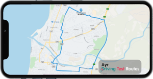 Ayr Driving Test Route Map