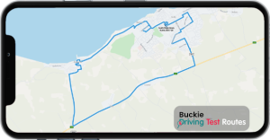 Buckie Driving Test Route Map