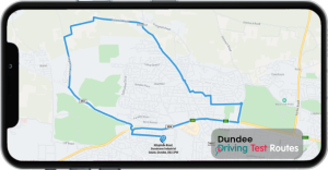 Dundee Driving Test Route Map