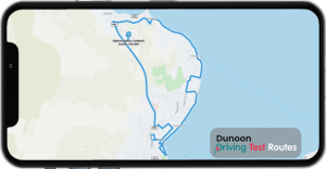 Dunoon Driving Test Route Map