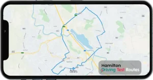 Hamilton Driving Test Route Map