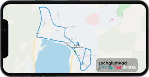 Lochgilphead Driving Test Route Map