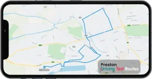 Preston Driving Test Route Map