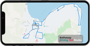 Rothesay Driving Test Route Map