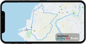 Heysham Driving Test Route Map