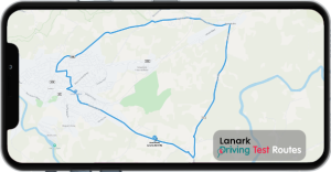 Lanark Driving Test Route Map