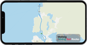 Mallaig Driving Test Route Map