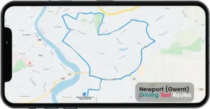 Newport (Gwent) Driving Test Route Map