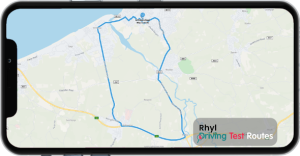 Rhyl Driving Test Route Map