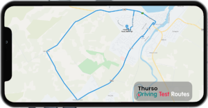 Thurso Driving Test Route Map