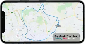 Bradford (Thornbury) Driving Test Route Map