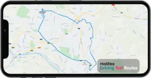 Halifax Driving Test Route Map