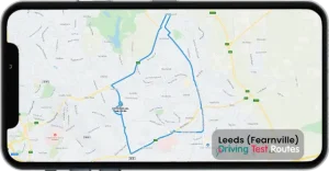 Leeds (Fearnville) Driving Test Route Map