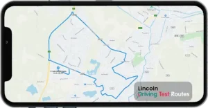 Lincoln Driving Test Route Map