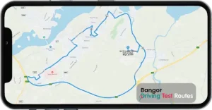 Bangor Driving Test Route Map