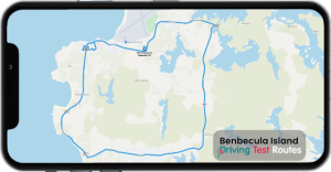 Benbecula Island Driving Test Route Map
