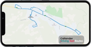 Callander Driving Test Route Map