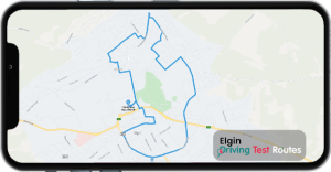 Elgin Driving Test Route Map