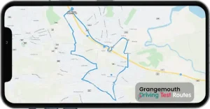 Grangemouth Driving Test Route Map