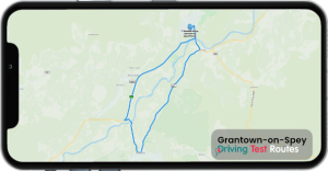 Grantown-on-Spey Driving Test Route Map