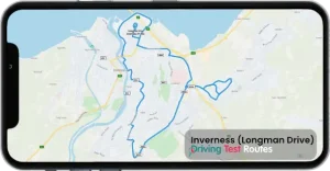 Inverness (Longman Drive) Driving Test Route Map