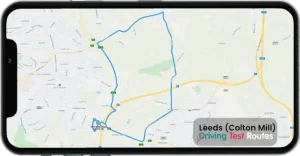 Leeds (Colton Mill) Driving Test Route Map