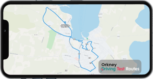 Orkney Driving Test Route Map