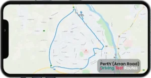 Perth (Arran Road) Driving Test Route Map