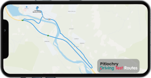 Pitlochry Driving Test Route Map