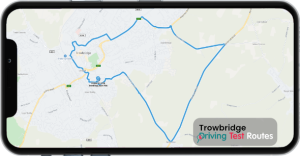 Trowbridge Driving Test Route Map
